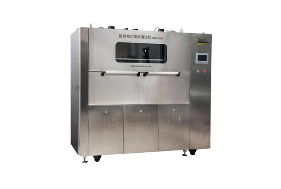 Smart box cage cleaning machine